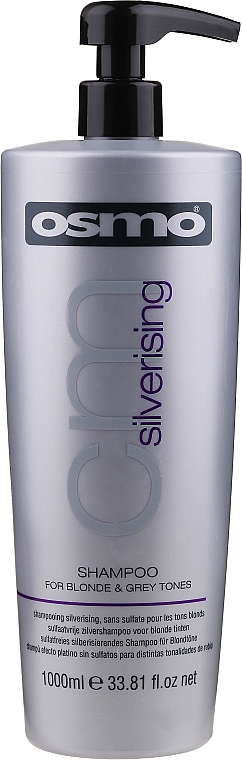 Безсульфатний шампунь для фарбованого волосся - Osmo Silvering Shampoo — фото N3