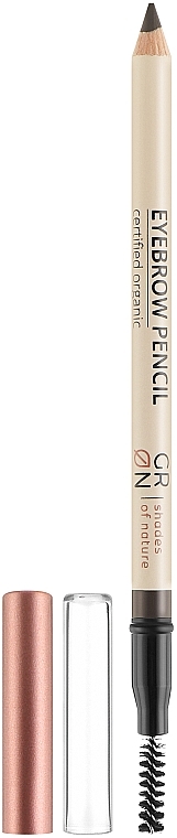 Олівець для брів зі щіточкою - GRN Eyebrow Pencil — фото N1