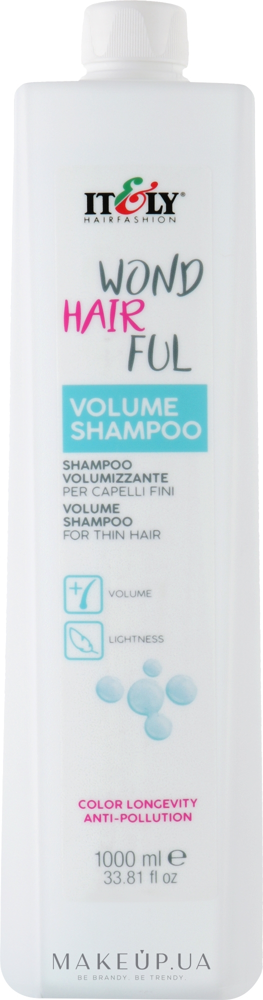 Шампунь для надання об'єму волоссю - Itely Hairfashion WondHairFul Volume Shampoo — фото 1000ml