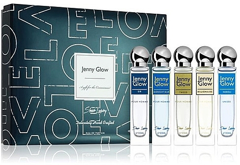 Jenny Glow Unisex Travel Fragrances Gift Set - Набор, 5 продуктов — фото N2