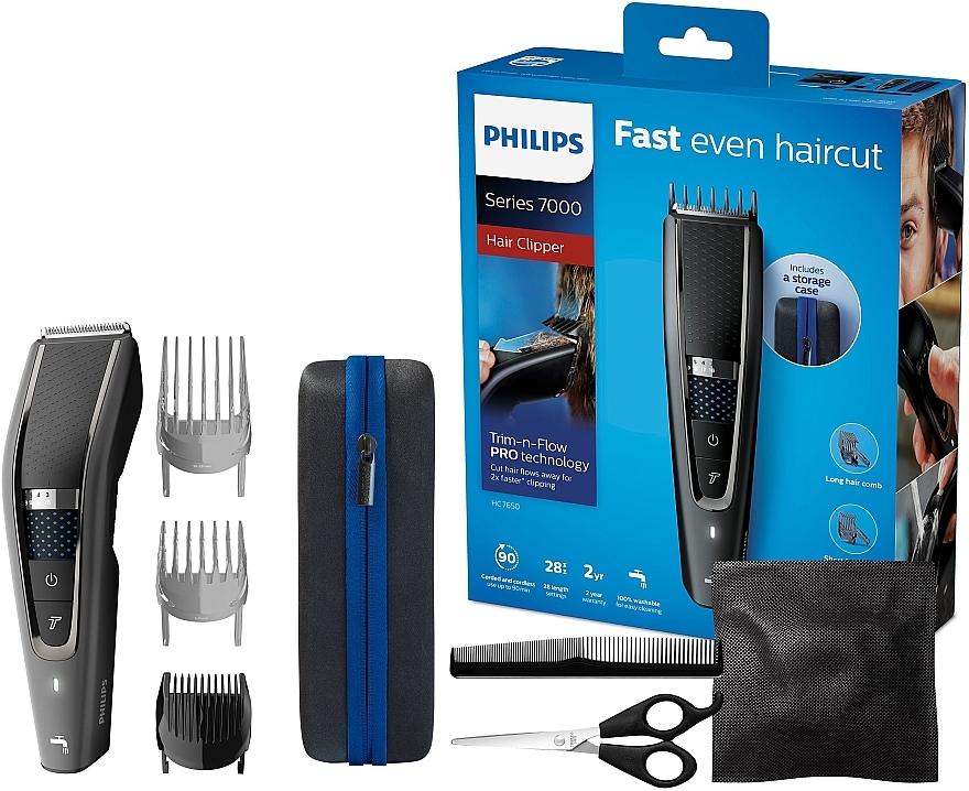 Машинка для підстригання волосся HC7650/15 - Philips Series 7000 — фото N1