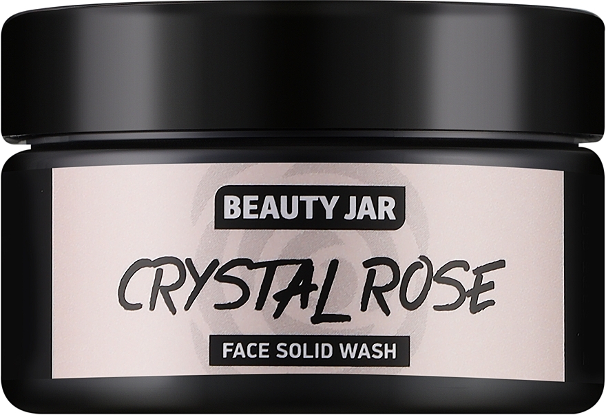 Тверде мило для обличчя "Кришталева троянда" - Beauty Jar Face Solid Wash — фото N1