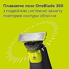 Электростанок для лица и тела - Philips OneBlade Pro 360 QP6542/15 — фото N5