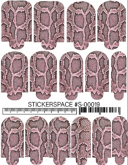 Дизайнерские наклейки для ногтей "Wraps S-00019" - StickersSpace — фото N1