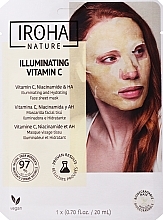 Тканевая маска для лица - Iroha Nature Brightening Vitamin C Tissue Face Mask — фото N1