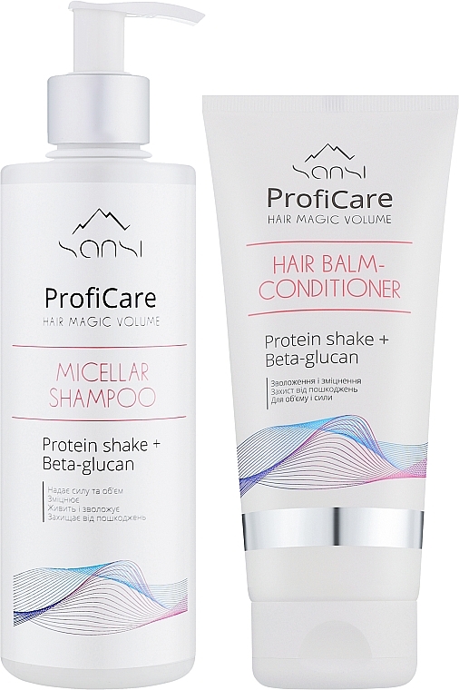 Набор "Hair Magic Volume" - Sansi ProfiCare (shm/400ml + cond/200ml) — фото N1