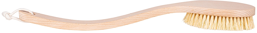 Щетка для массажа тела с волокном тампико, с двойным изгибом - Hhuumm № 6 — фото N3