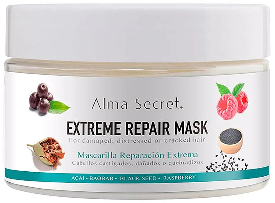 Маска для пошкодженого волосся - Alma Secret Extreme Repair Mask — фото N1