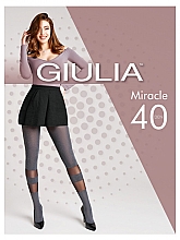 УЦІНКА Колготки для жінок "Miracle model 2" 40 Den, dark grey melang - Giulia * — фото N1
