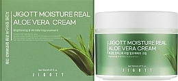 Зволожувальний крем для обличчя з алое - Jigott Moisture Real Aloe Vera Cream — фото N2
