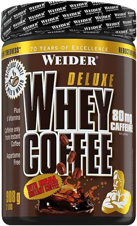Порошок з розчинною кавою - Weider Whey Coffee Deluxe — фото N1