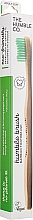 Парфумерія, косметика Зубна щітка бамбукова, м'яка, зелена - The Humble Co. Adult Soft Green Toothbrush