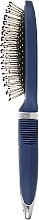 Массажная щетка для волос, синяя, 24 см - Titania Salon Professional — фото N3