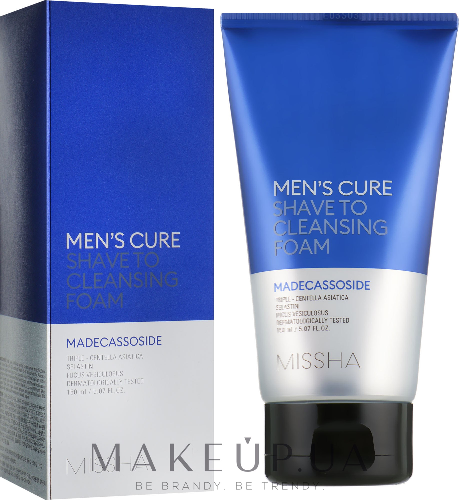Пінка для умивання та гоління - Missha Men's Cure Shave To Cleansing Foam — фото 150ml
