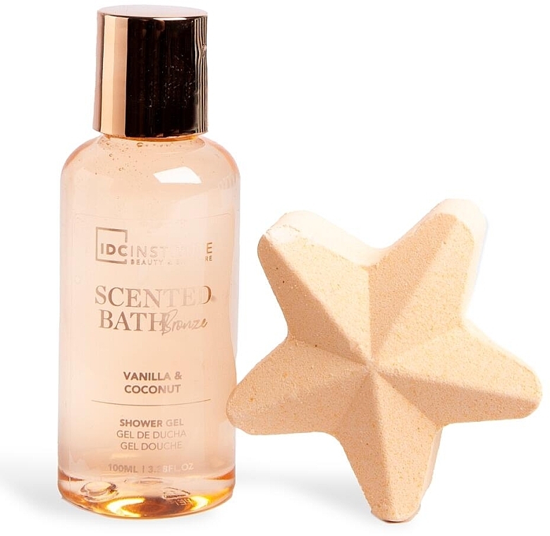 Набір - IDC Institute Scented Bath Bronze (sh/gel/100ml + bath/fizz/50g) — фото N2