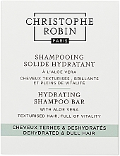 Твердый шампунь с алоэ вера - Christophe Robin Hydrating Shampoo Bar with Aloe Vera — фото N2
