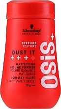 Парфумерія, косметика Пудра для волосся - Schwarzkopf Professional Osis+ Dust It Mattifying Powder 