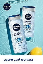 Гель для душа - NIVEA MEN PURE IMPACT Shower Gel — фото N6