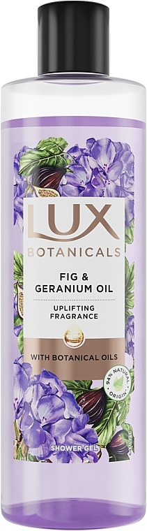 Гель для душу "Інжир та олія герані" - Lux Botanicals Fig & Geranium Oil Shower Gel  — фото N1