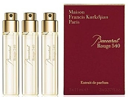 Духи, Парфюмерия, косметика УЦЕНКА Maison Francis Kurkdjian Baccarat Rouge 540 - Набор (parfum/3x11ml) *