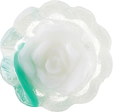 Глицериновое мыло "Роза", белая - Bulgarian Rose Soap — фото N1