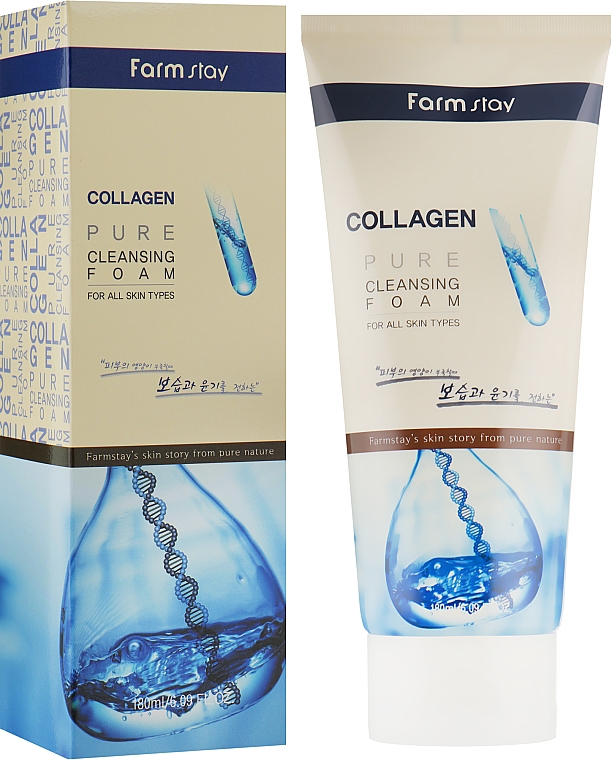 Пенка очищающая с коллагеном - FarmStay Collagen Pure Cleansing Foam