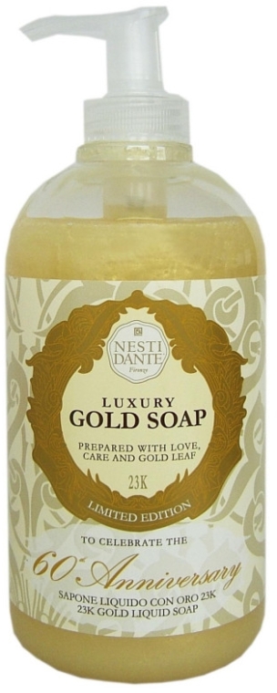 Жидкое мыло "Gold" - Nesti Dante Luxury Gold Soap — фото N1