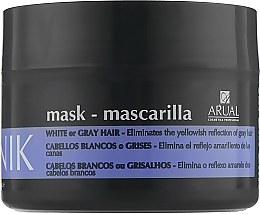 Маска для світлого й сивого волосся - Arual Unik Silver Mask — фото N1