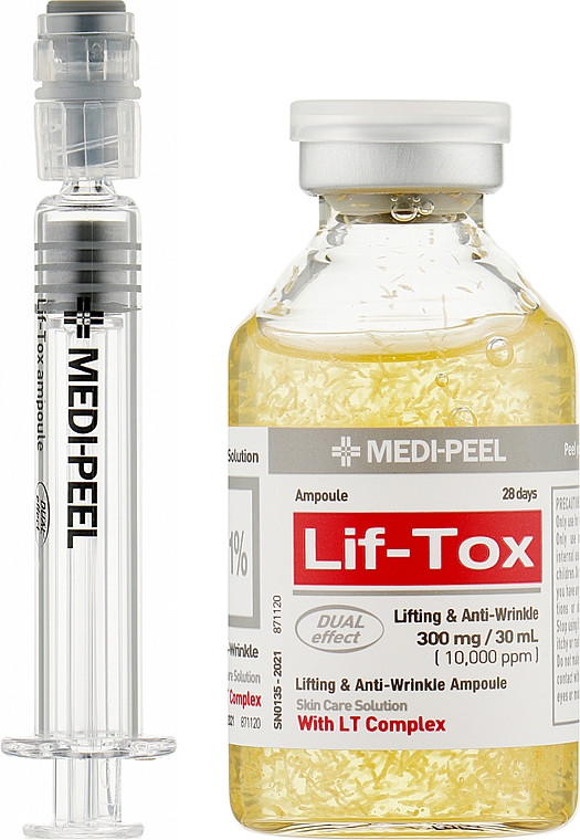 Ампульная лифтинг сыворотка с золотом и прополисом - MEDIPEEL Lif -Tox Ampoule — фото N2