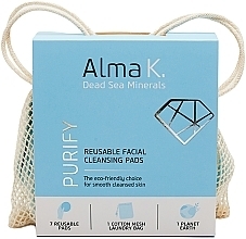 Многоразовые подушечки для очищения лица - Alma К. Reusable Facial Cleansing Pads — фото N1