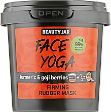 Пленочная маска для лица с куркумой и ягодами годжи - Beauty Jar Fase Yoga Firming Rubber Mask — фото N1