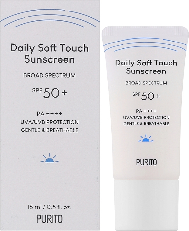 Сонцезахисний крем - Purito Seoul Daily Soft Touch Sunscreen SPF50+ Travel Size — фото N2
