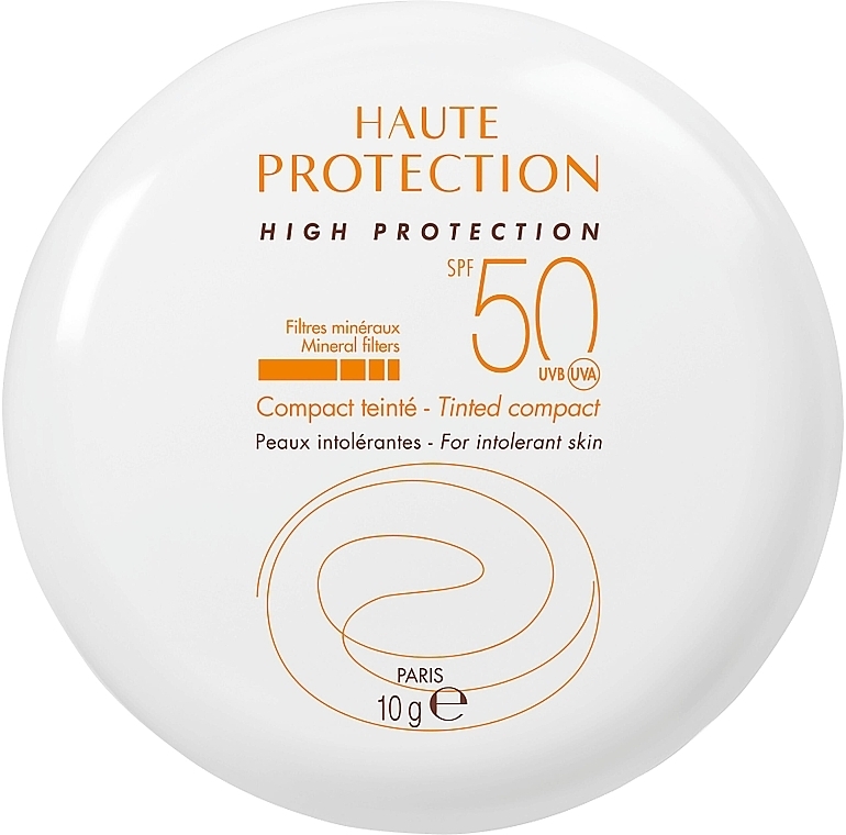 Солнцезащитная крем-пудра - Avene Solaires Tinted Compact SPF 50 — фото N1