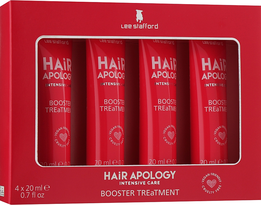Інтенсивне лікування для пошкодженого волосся - Lee Stafford Hair Apology Booster Treatment — фото N1