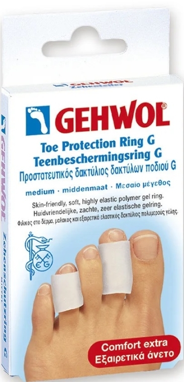 Гель-кольцо Геволь G, среднее, 30 - Gehwol Toe Protection Ring G — фото N1