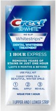 Відбілювальні полоски для зубів - Crest 3D White 1 Hour Express No Slip Whitestrips Dental Whitening Kit — фото N10