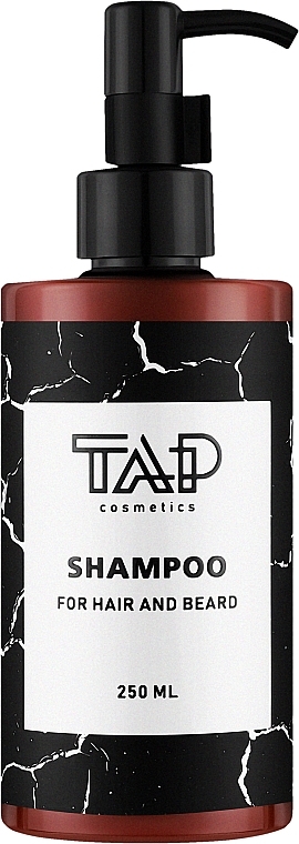 Шампунь для волос и бороды парфюмированный - TAP Cosmetics Shampoo