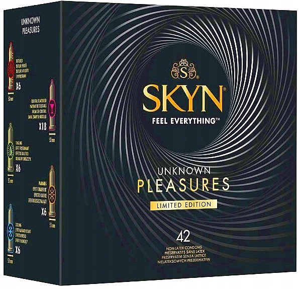 Презервативы, 42 шт - Skyn Feel Everything Unknown Pleasures Limited Edition — фото N3