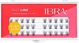 Накладні пучки, C 0,10, 14 мм - Ibra Fast Line — фото N1