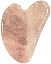 Парфумерія, косметика Масажер для обличчя з рожевого кварцу "Гуаша" - Health Labs Care Gua Sha Massage Stone