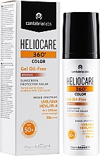 Солнцезащитный гель с тоном на водной основе - Cantabria Labs Heliocare 360 Gel Oil Free Color — фото N2