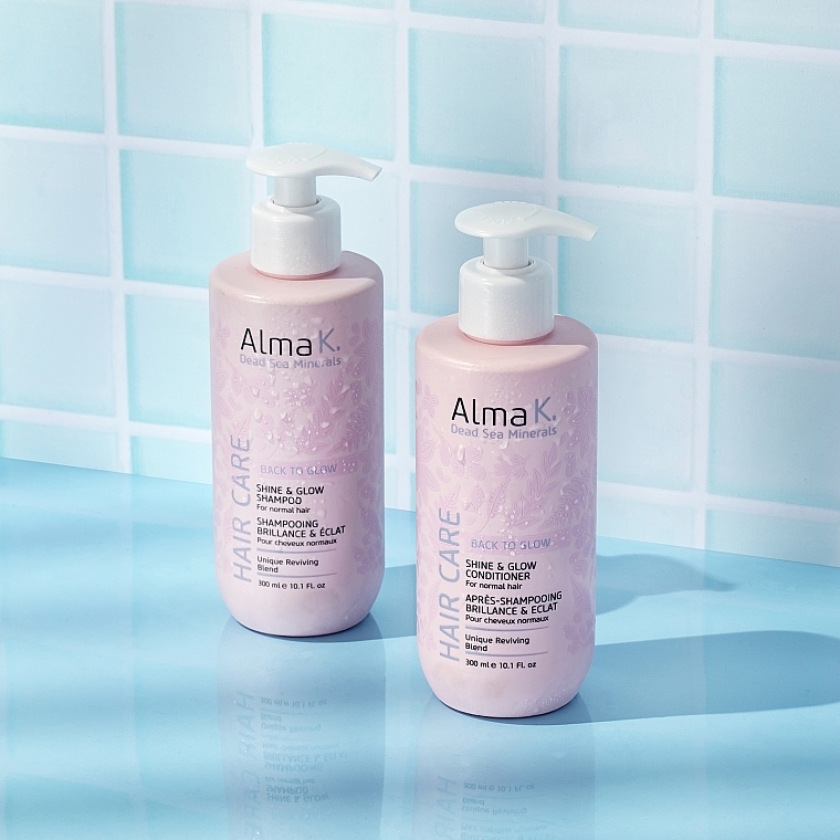 Шампунь для блеска и сияния волос - Alma K. Hair Care Shine & Glow Shampoo — фото N8