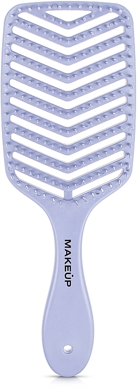 Продувная расческа для волос, лавандовая - MAKEUP Massage Air Hair Brush Lavender — фото N1