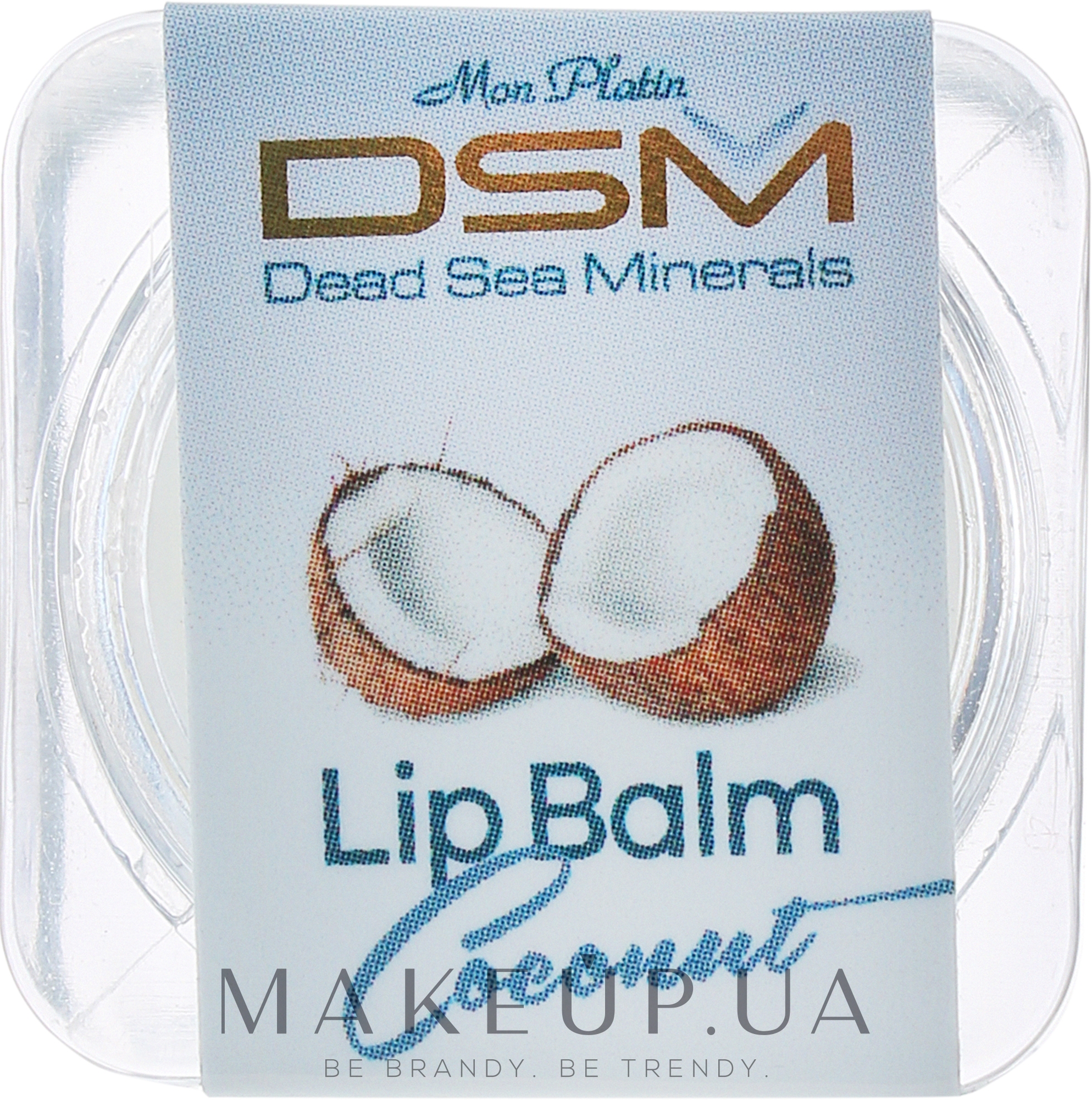 Бальзам для губ на основе кокосового масла "Кокос" - Mon Platin DSM Lip Balm Coconut Butter — фото 5ml
