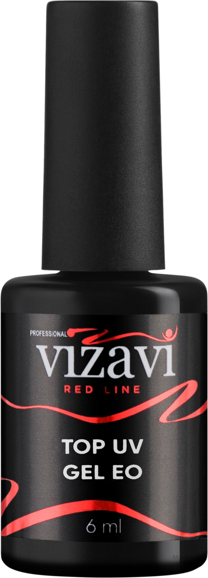 Глянцевий фінішний гель - Vizavi Professional Red Line Top UV Gel EO — фото 6ml