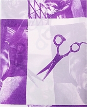 Парфумерія, косметика Пеньюар для стрижки фіолетовий, 01842/68 - Eurostil