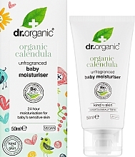 Зволожувальний дитячий крем з органічною календулою - Dr.Organic Organic Calendula Baby Moisturiser — фото N2