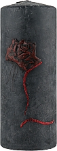 Парфумерія, косметика Декоративна свічка "Чорна троянда", 80х200 мм - Soap Stories