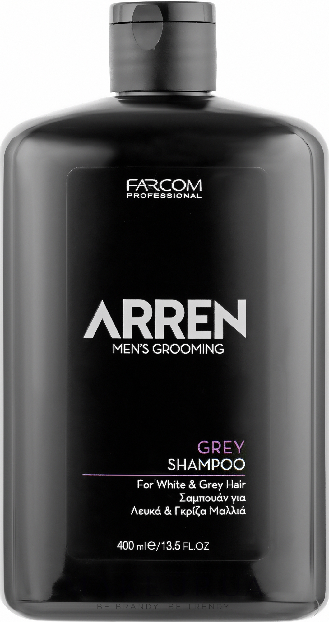 Шампунь для білого й сивого волосся - Arren Men's Grooming Grey Shampoo — фото 400ml