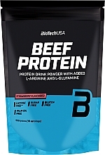 Протеин говяжий "Клубника" - BioTechUSA Beef Protein Strawberry Drink Powder — фото N1